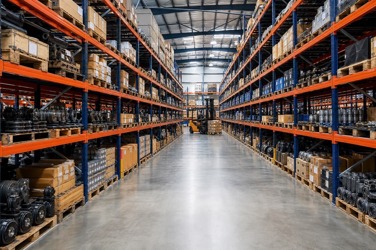 Tei Spare Parts warehouse facility